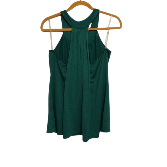 Charlotte Russe Green Women's Top With Beaded Collar Size L - Picture 4 of 6